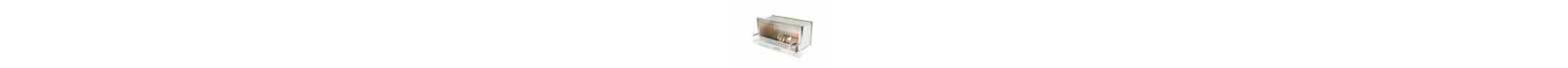 Single Sided Wall mounted Bio-Ethanol Fireplace Insert