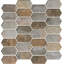 Desert Strata Spire 12 in. x 13 in. Glass Mosaic Wall Tile
