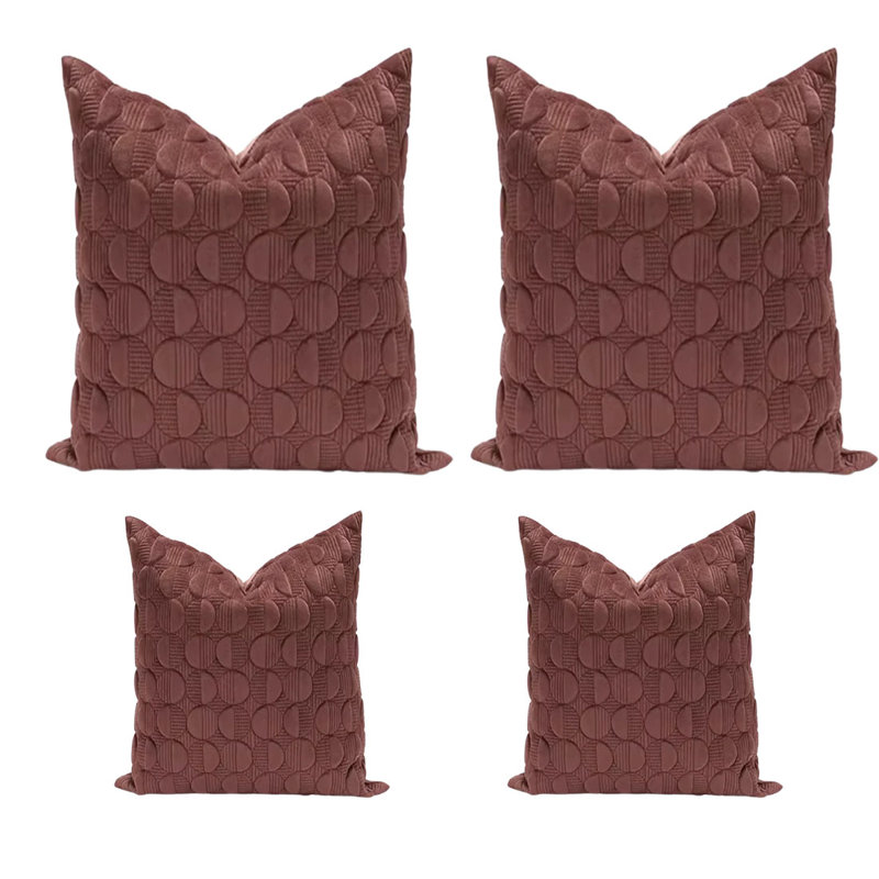 Housse de coussin Fancy rouille, rouille