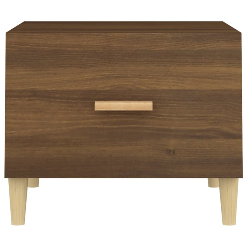 Liverpool Four Leg Coffee Table with Storage, Brown