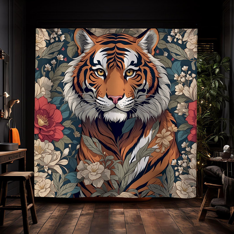 Shower Curtain, Maja Tiger