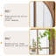 Miroirs pleine longueur rectangulaires en bois massif