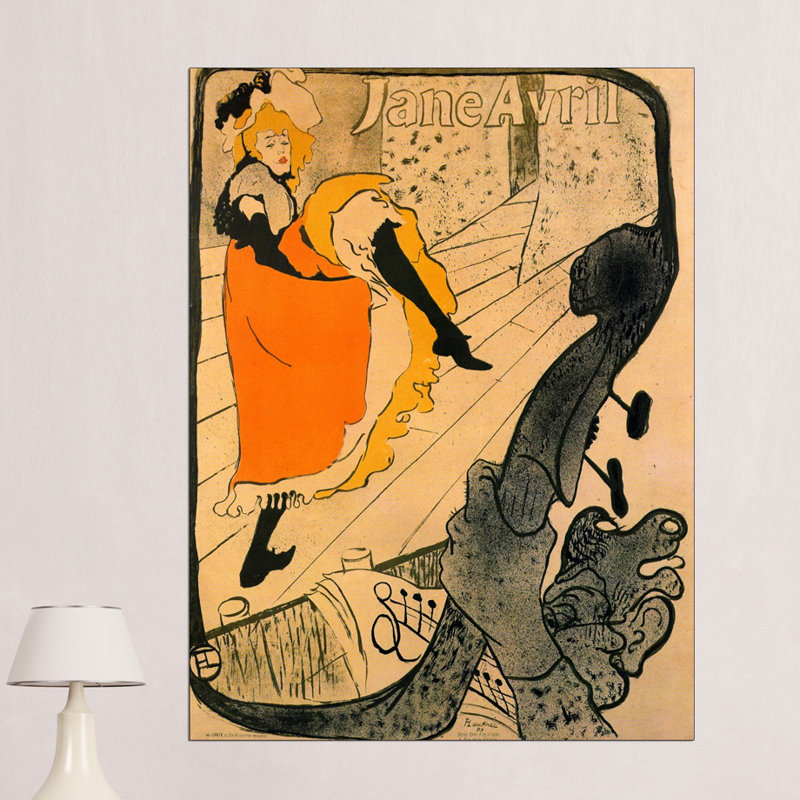 Henri De Toulouse-Lautrec - Wrapped Canvas Painting, 120cm H x 90cm W x 1.8cm D