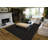 Togut Geometric Tufted Black Rectangle Area Rug-1826314042