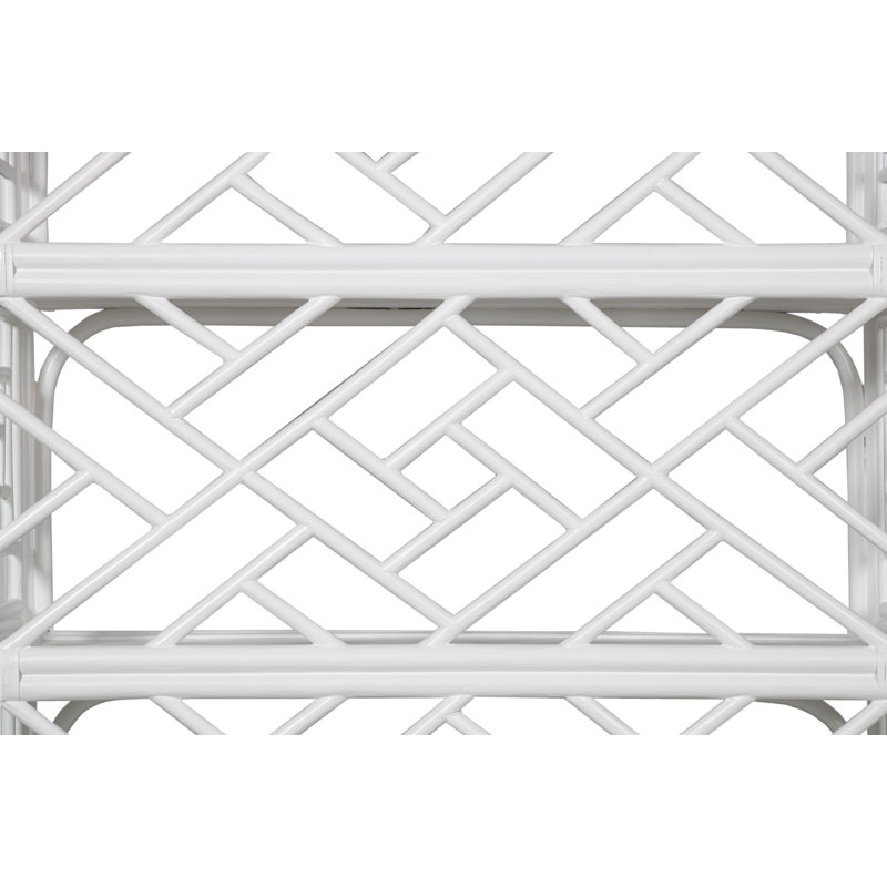 Chippendale Bookcase, Bright White