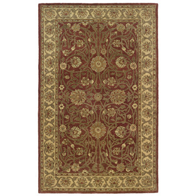 Osblek Hand Tufted Wool Oriental Indoor Rug