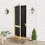 Dalle de porte moustiquaire moustiquaire blanche 80 po-108676316