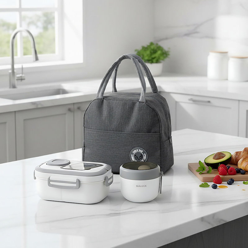 1200ml Food Storage Container, Grey