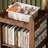 Simple And Rotatable Solid Wood Bookcase