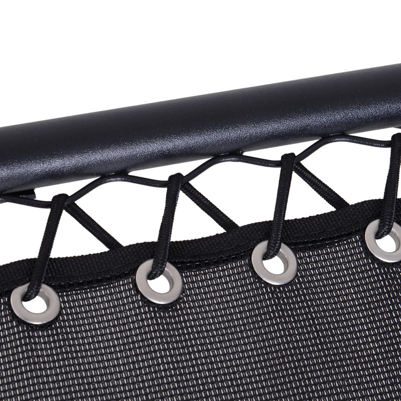 Potomac 90cm Long Reclining Single Chaise, Black