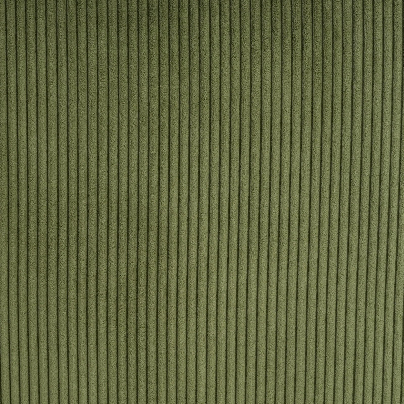 Velours côtelé olive avec un design contemporain et une fonction polyvalente, carrée en velours côtelé de 30,25 po x 17,37 po, offrant une assise décorative confortable, taille