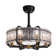 Wadeeah 20.5'' Dimmable Crystal Drum Ceiling Fan with Light Kit and Remote Control