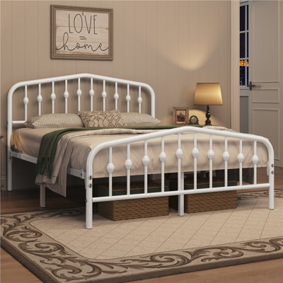 Valour Bed Frames Metal Platform Bed with Headboard
