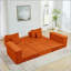 Canapé modulaire moderne avec sièges profonds et repose-pieds amovible modulaire Cloud