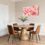 «Pink Roses», ensemble de 1 reproduction d'art sur toile tendue sur toile-1094989577
