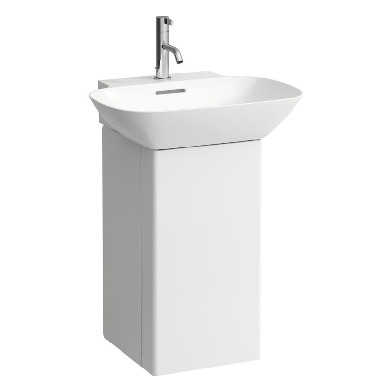 Ino 17.72'' W Single Vanity, Right Hinge, Single Hole, White Matte