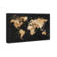 " Mapamundi On The Rocks Night - Black/Gold " by Oliver Gal-69785522-69785523