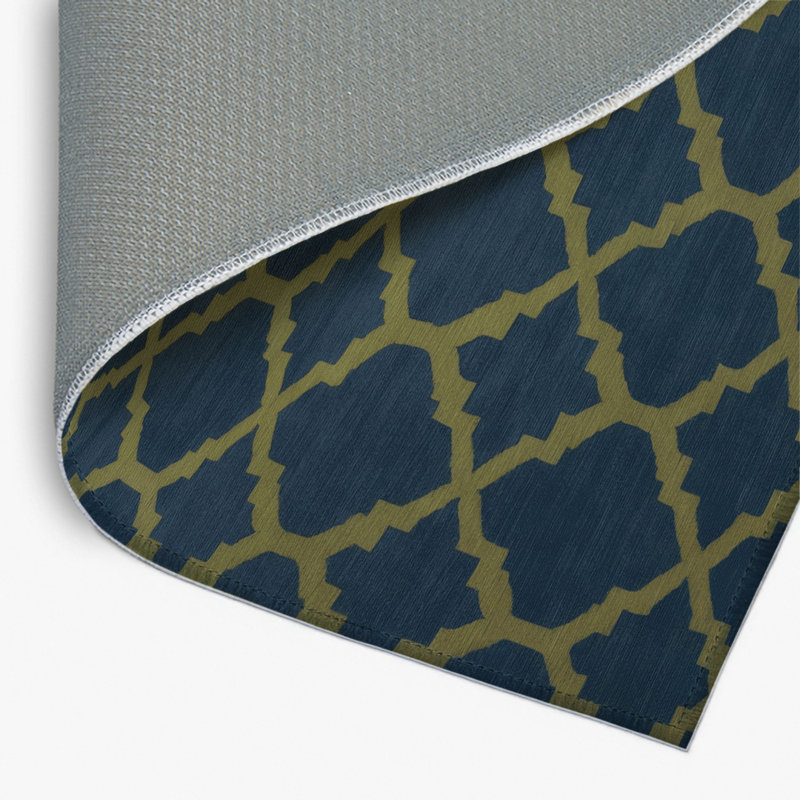 Tapis gris intérieur et extérieur Trellis, Rectangulaire 2 pi x 3 pi