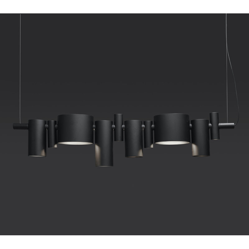 Dancing Queen 1 - Light LED Pendant, Matt Black