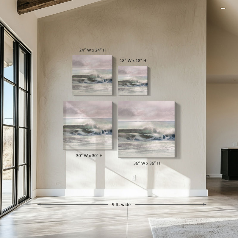 "Dancing Light" par Mike Calascibetta, reproduction sur toile, H 18 po x l 18 po x P 1 po