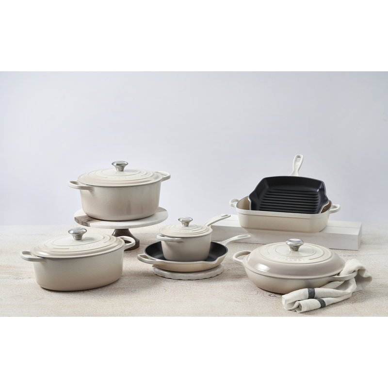 Le Creuset Enameled Cast Iron Saucepan with Lid, 2.25 qt., Flame