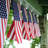 USA American String Pennant Flags 33 Feet 38 Flags