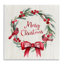 «Merry Christmas Holly Wreath», art de la giclée encadrée par Kristen Brockmon