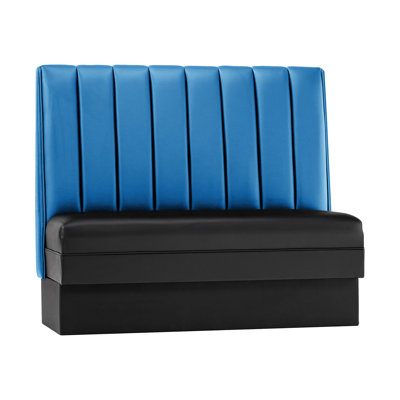 2 Person Wall Bench Booth