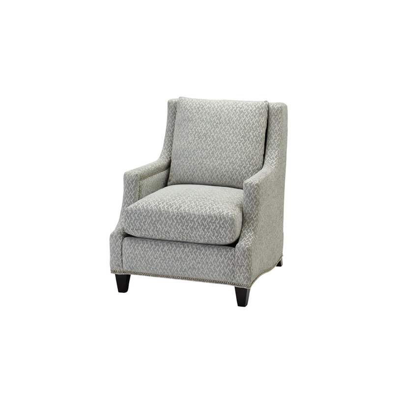 Gigi Armchair, Fog, Friendly Graphite