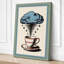 Teacup Tornado Surrealism - Wrapped Canvas-706865457-706865468