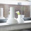 Vase de table en céramique blanc purezza-50458238