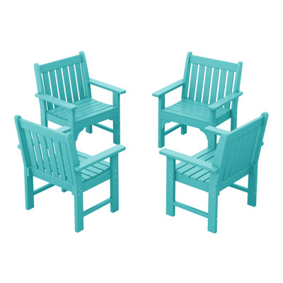Ensemble de 4 chaises de jardin Laguna Abbeville Poly