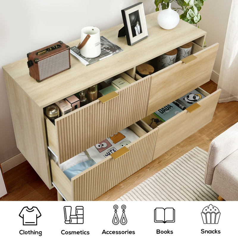 George Oliver Bedroom Set (nightstand And Dresser) & Reviews