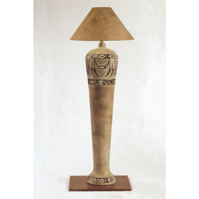 Taytum 62'' Indian MariGold Traditional Floor Lamp