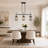  Baconton 3 - Light 31.5" W Glam Crystal Accents Kitchen Island Linear Pendant
