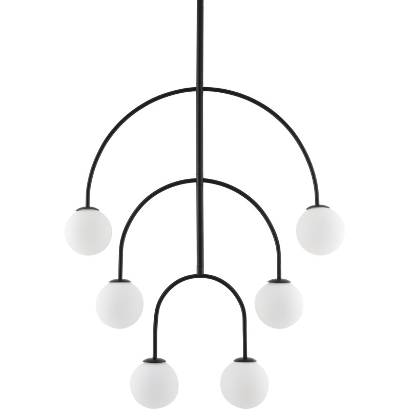 Okiro Iron 6-Light Chandelier