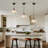 1 - Light Single Pendant Light With Clear Glass (Set Of 3)