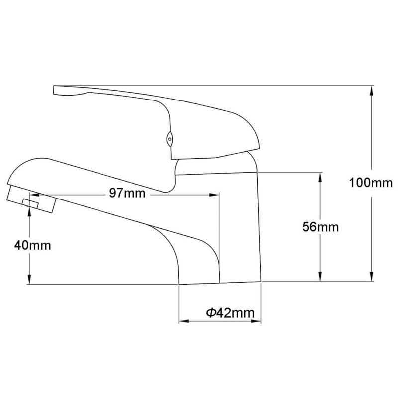 Mataram Single Handle Bidet Tap
