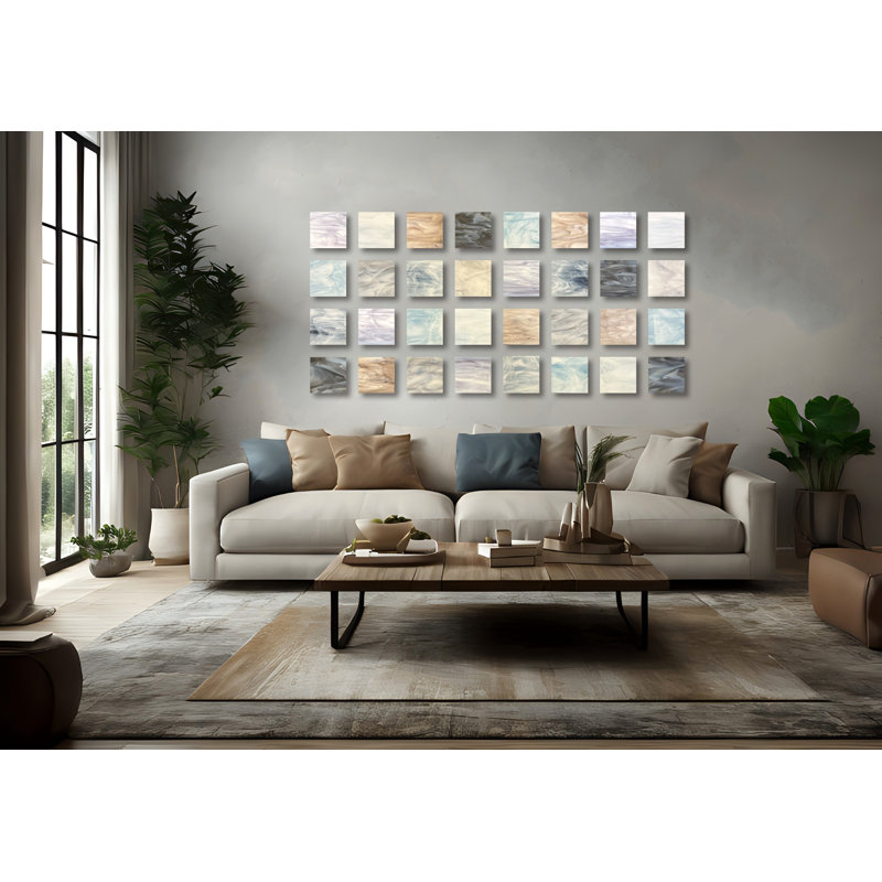Luxe Glass Wall Sculpture