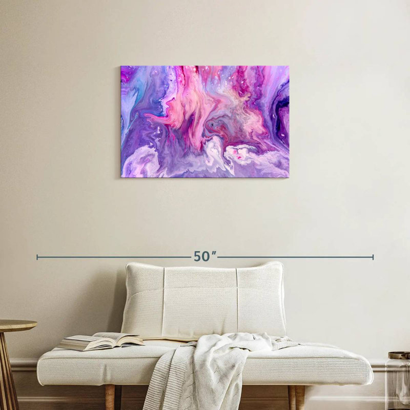 Avery Abstract Lavender, 20" H x 30" W