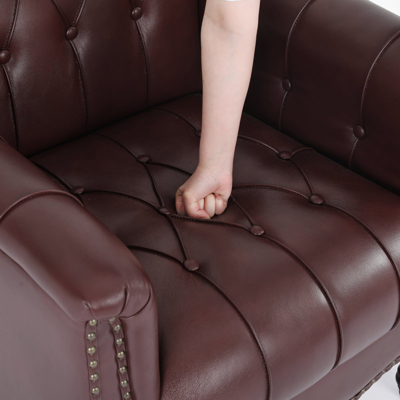 Fauteuil Enoks, Rouge foncé