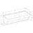 13 Inch Wide x 4 Inch Deep Divider Bin for Pegboard or Slatwall with Removable Dividers Included, 2-Pack