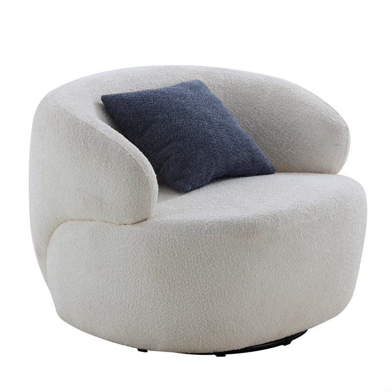 Fauteuil demi-tonneau pivotant, fauteuil simple
