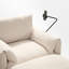 Upholstered Accent Armchair With Storage Ottoman-343178773