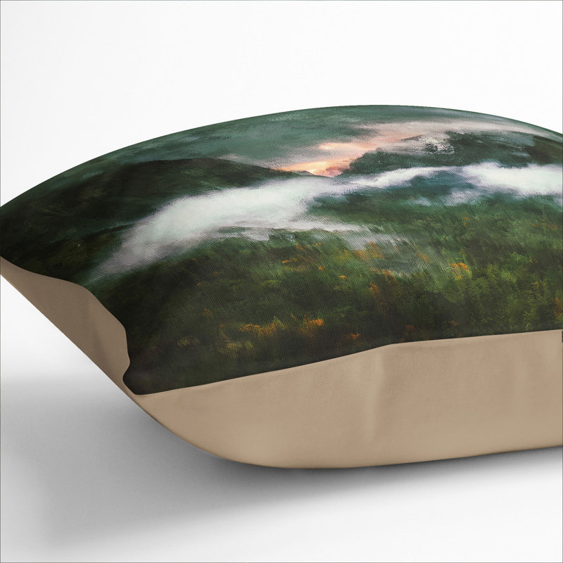 Square Cushion, 40cm H x 40cm W x 15cm D, Stone