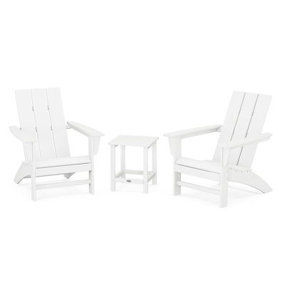 Ensemble moderne 3 pièces Adirondack avec table d'appoint 18 "Long Island