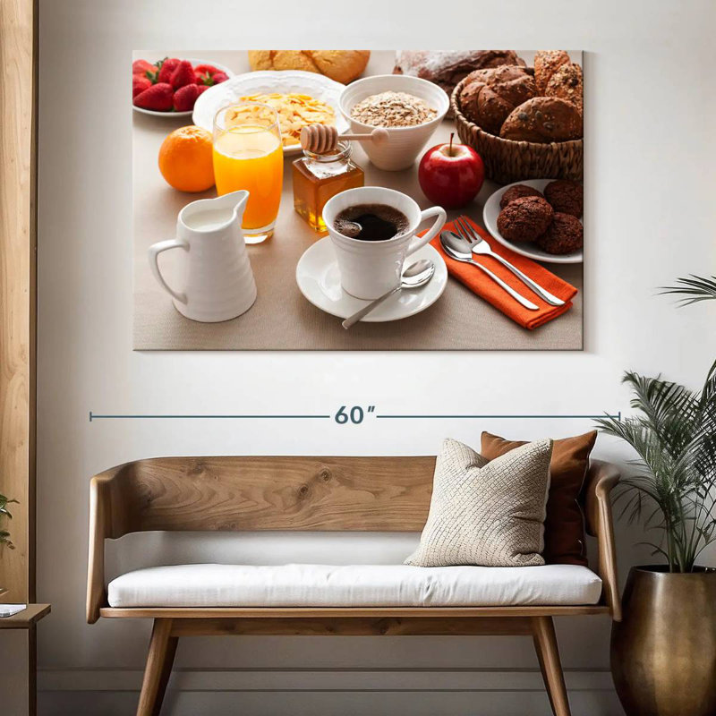 Yarlin Satisfying Breakfast, 34" H x 51" W