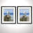 « keeping watch », ensemble de 2 reproductions encadrées-28785862