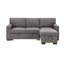 Canapé-lit modulaire réversible en tissu 86,5 po Estelle