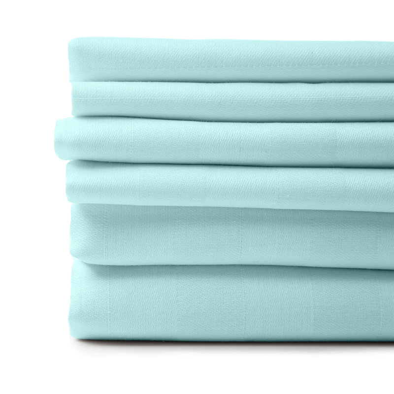 Ensemble de draps en micro-fibre, Aigue-marine, Simple